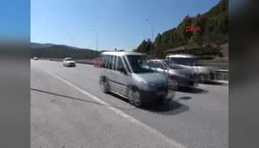 Tatil dönüşünde Bolu'da ulaşım aksamadı