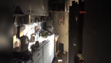 Yangın evi kül etti