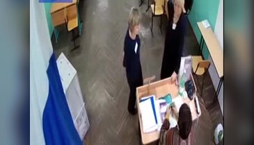 Rusya'daki seçimlerde şaibe iddiası taşıyan görüntüler ortaya çıktı