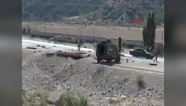 Erzurum karayolunda uzaktan kumandalı patlama, can kaybı yok