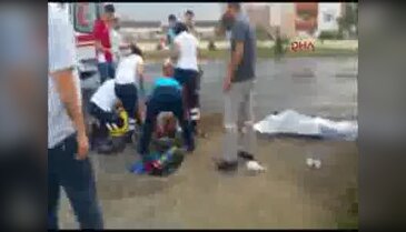 Ambulans devrildi, sağlık memuru öldü
