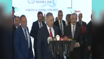 Başbakan Yıldırım 26. Dünya Posta Kongresi çıkışında soruları cevapladı - 1
