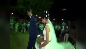 Damadı düğününde manava çeviren gelenek