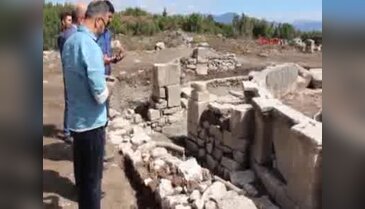 Kibyra Antik Kenti'nde 2 bin yıllık çeşme bulundu