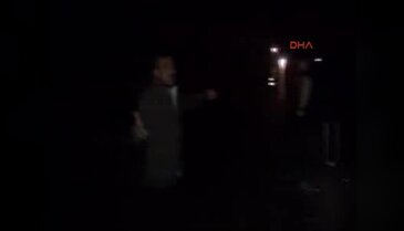 Refüje çarpan otobüsteki 44 yolcu kazayı yara almadan atlattı