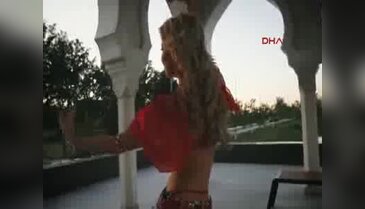 Rusya'da cami avlusunda çekilen klip tepki çekti