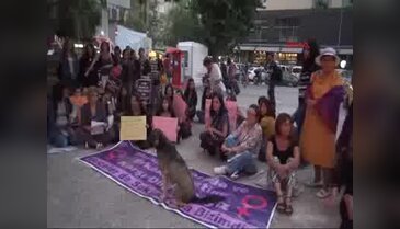 Sokak ortasında saldırıya kadın tepkisi