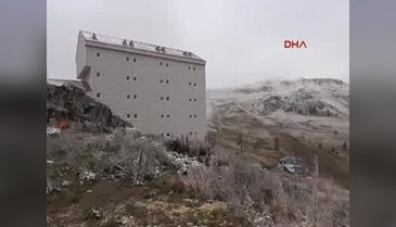 Bolu Kartalkaya'da ilk kar