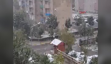 Erzurum kent merkezine kar yağdı - 3