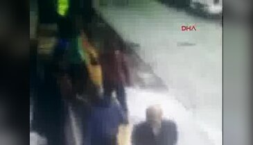 Rize'de cinayet anı kameraya yansıdı