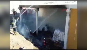 Elazığ'daki salça fabrikasında yangın