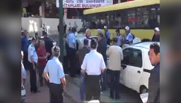 Bursa'da dolmuşçulara zabıta engeli