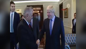 Başbakan Yıldırım, İngiltere Dışişleri Bakanı Johnson'ı kabul etti
