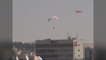 Gaziantep'te paramotor tedirginliği