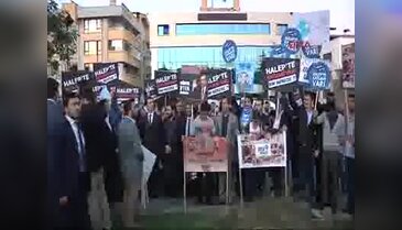 AK Parti Gençlik Kolları'ndan Suriye protestosu