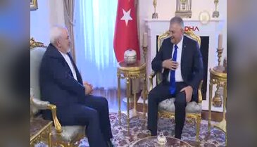 Başbakan Yıldırım,  İran Dışişleri Bakanı Zarif'i kabul etti