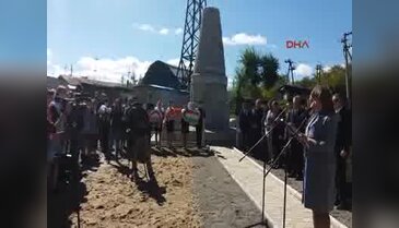 Rusya'da Türk şehitleri anıldı