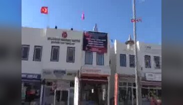 MHP Bodrum'dan o müdüre pankartlı tepki