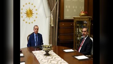 Cumhurbaşkanı Erdoğan, MİT Müsteşarı Fidan'ı kabul etti