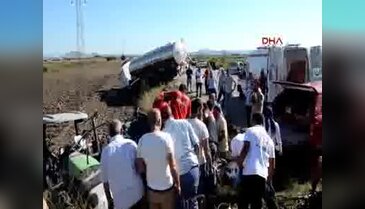 Otomobil ile tanker çarpıştı: 1 ölü, 1 yaralı
