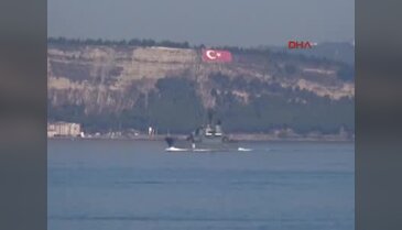 Rus savaş gemisi Ege'ye açıldı