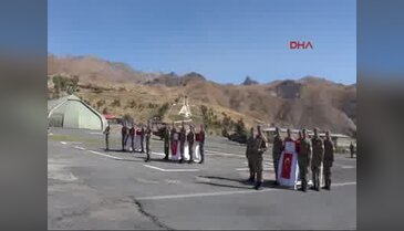 Hakkari'de şehit korucular için tören düzenlendi