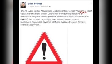 Dolandırıcılığa karşı hoparlörle uyarı