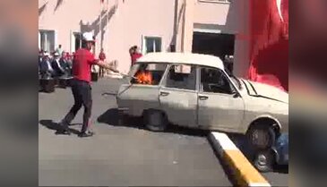 Şanlıurfa'da, itfaiyeden yangın ve tahliye tatbikatı