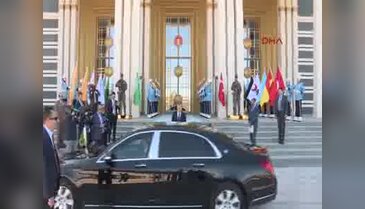 Suudi Arabistan Veliaht Prensi Muhammed Bin Nayif Cumhurbaşkanlığı Sarayı'nda