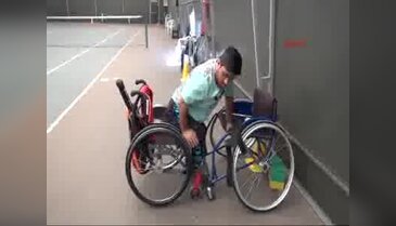 Sefa'nın hedefi, Avrupa Tekerlekli Sandalye Tenis Şampiyonu olmak