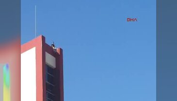 Hastane çatısında, intihar girişiminde bulundu
