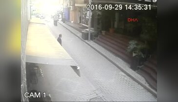Cinayet anı kamerada