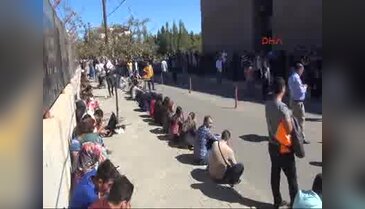 Gaziantep'te, 190 kişinin alınacağı zabıt katipliği sınavına 3 bin 800 başvuru