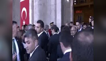 Cumhurbaşkanı Erdoğan TBMM açılışından törenle uğurlandı
