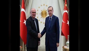 Cumhurbaşkanı Erdoğan, BM Daimi Temsilcisi Sinirlioğlu'nu kabul etti