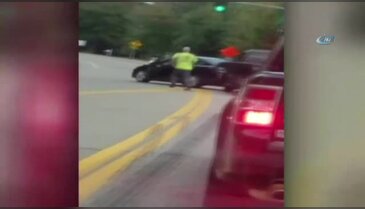 Trafikteki tartışmada ilginç final