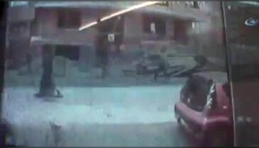 Yenibosna'daki patlama anı kamerada