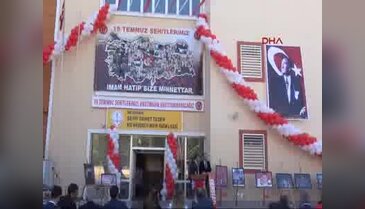 Nevşehir de Şehidin adının verildiği okul törenle açıldı