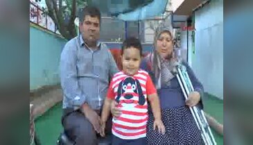 Engelli çiftin örnek fedakarlığı