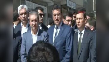 AKP Genel Başkan Yardımcısı Mehdi Eker cenaze töreninin ardından açıklama yaptı