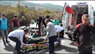 Bursa'da feci kaza: 1 ölü, 5 yaralı