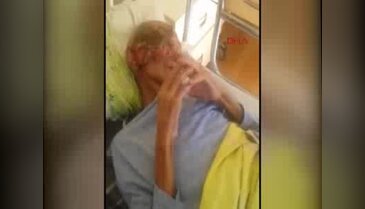 Görüntüleriyle yürek sızlatan yaşlı adam öldü
