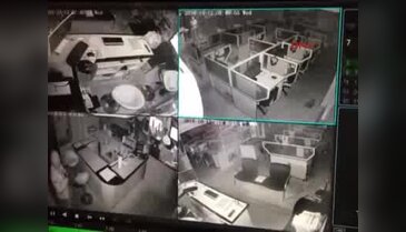 Bartın'da hırsızlık anı güvenlik kamerasında
