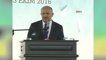Milli Savunma Bakanı Fikri Işık Şehit Astsubay Ömer Halisdemir Parkı'nın açılışına katıldı