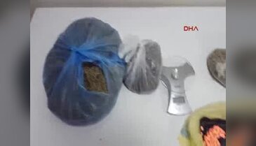 Kentsel dönüşüm yıkımı sırasında uyuşturucu ele geçirildi