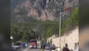 Kemer Karayolu üzerindeki balıkçı barınağı girişinde patlama meydana geldi - 2