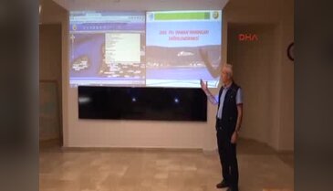 Çanakkale'deki yanan ormanlar havadan görüntülendi