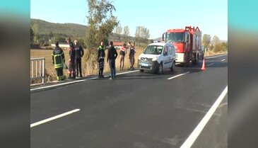 Tekirdağ'da otomobil şarampole yuvarlandı: 1 ölü, 2 yaralı