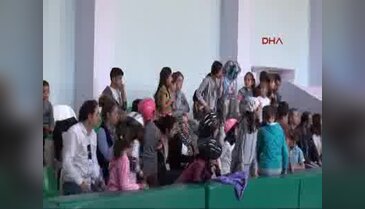 Hakkari'de tekerlekli paten yarışması