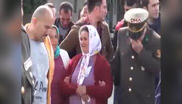 Ordulu şehit gözyaşlarıyla Samsun'da karşılandı